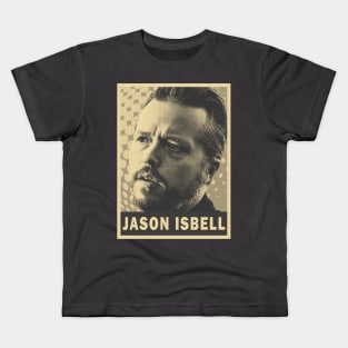 i'm Jason isbell//brown cream Jason isbell Kids T-Shirt